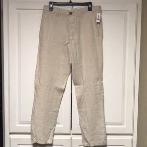 NWT Men’s 32x32 Old Navy Linen Pants.